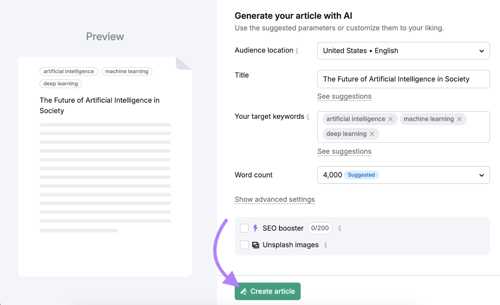 Settings page is autofilled for approval.