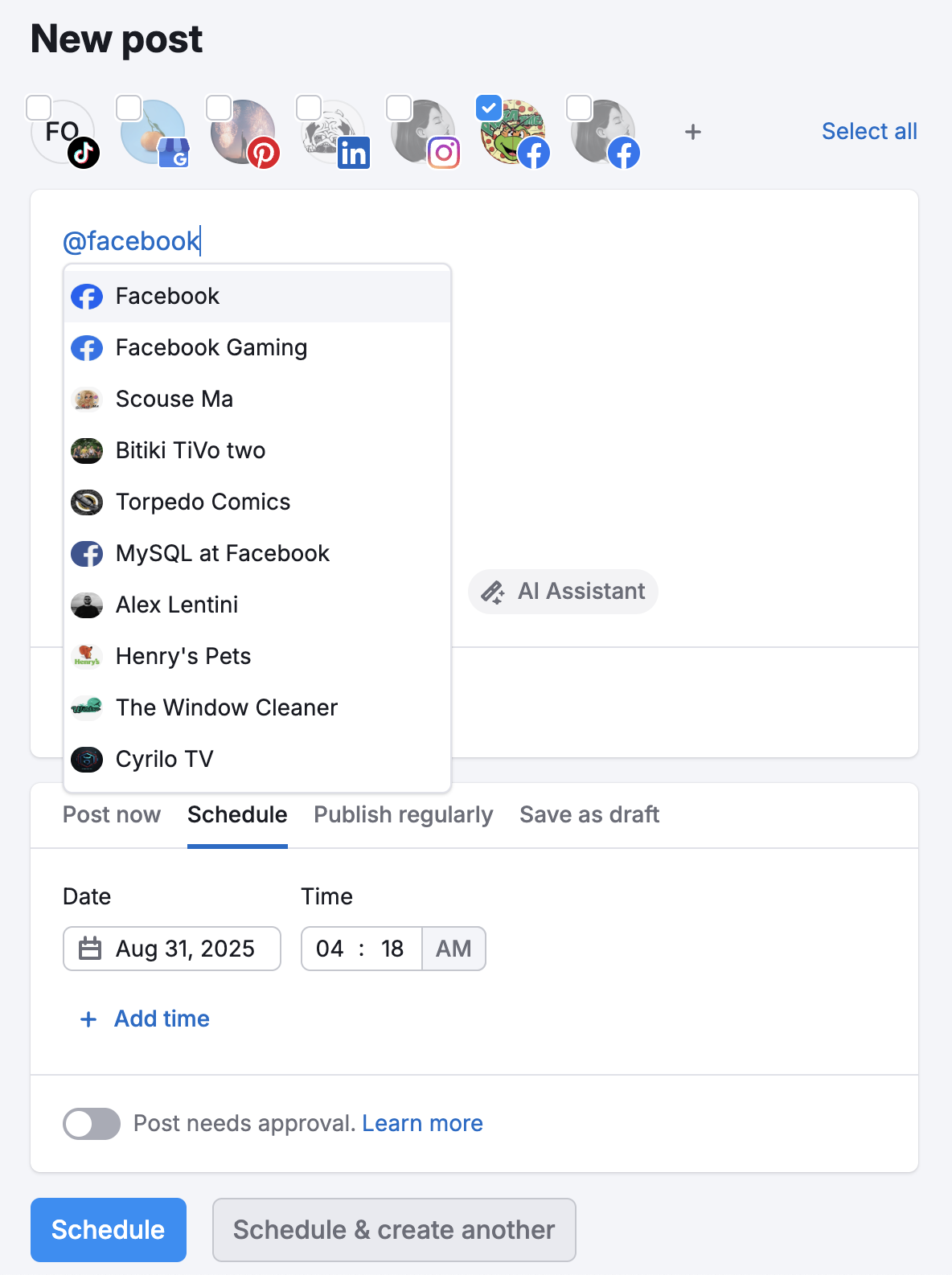 Are there any restrictions to tagging on Social Poster? image 1